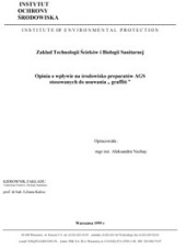 Microsoft Word - Instytut Ochrony rodowiska w Warszawie .doc